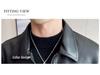 Men's Trendy Stand Collar Motorcycle Jacket - Windproof PU Leather, Slim Fit, Autumn Style