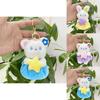 Cute Cartoon Bear Plush Toy Keychain With Short Fur For Kids And Adults Gifts