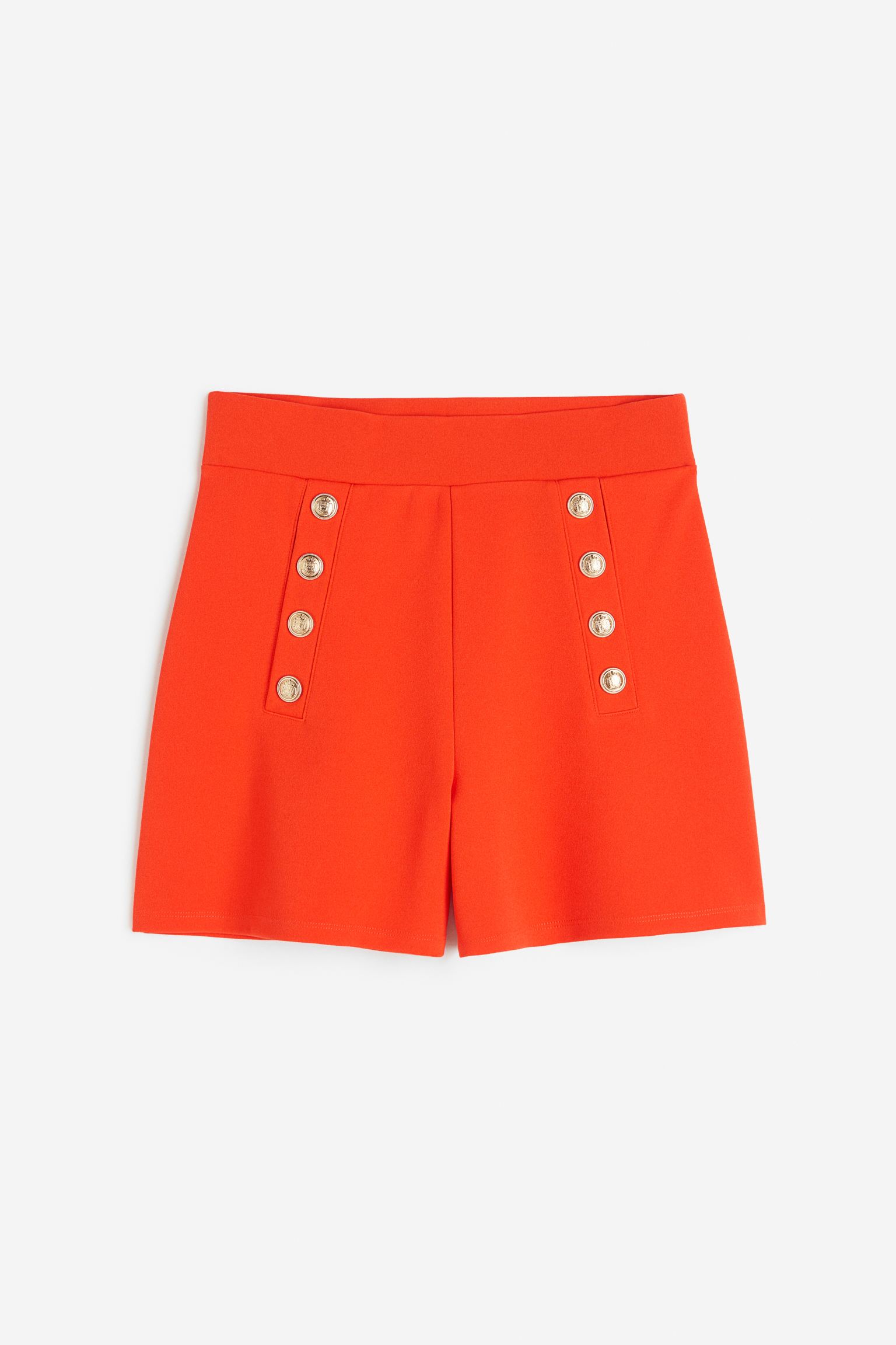 

Button-front shorts