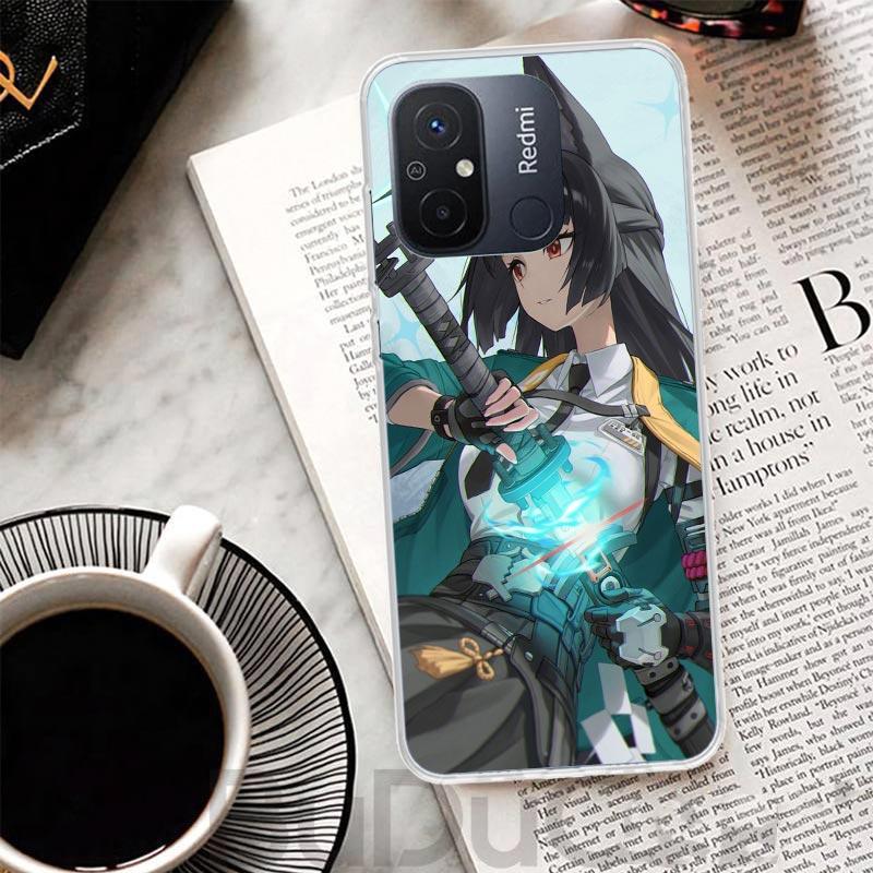 Hoshimi Miyabi Zenless Zone Zero ZZZ Cover For Xiaomi Redmi 13 13C 14C 12 12C 10 10C 9 9C 9T 9A Phone Case 10A 8A 8 7A 7 6A 6 K8