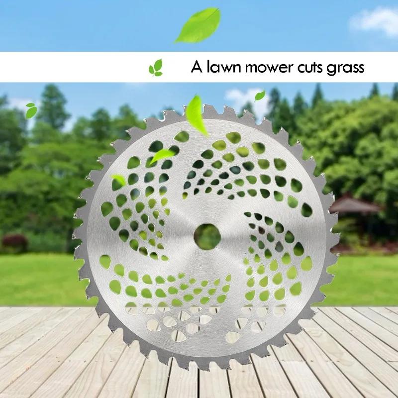 1 Pcs10 Inch 40/60/80 Teeth Universal Lawn Mower Sharp Blade Carbide Easy To Install Strong Durablefor Lawn Mower Weed Lawnmower