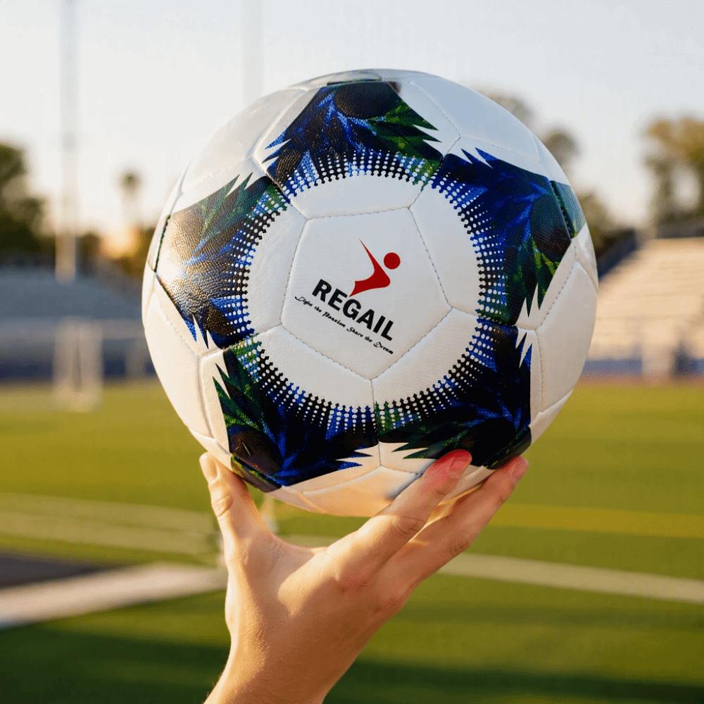 2pcs PVC Training Soccer Ball Size 4 Football Portable Recreational Soccer Ball  Lawn Field