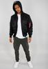 Winter Jacket Alpha Industries MA-1 ZH Back Print (128113) Black/reflective