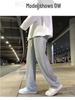 Men's Plus Size Corduroy Wide-Leg Pants, Loose Fit, Casual Streetwear for Spring & Autumn