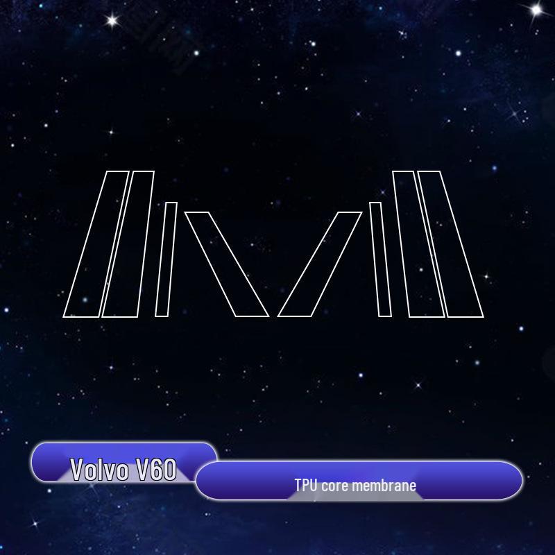 Ochranná fólie na střední sloupek okna Volvo S90/XC60/XC90/S60/V60/XC40