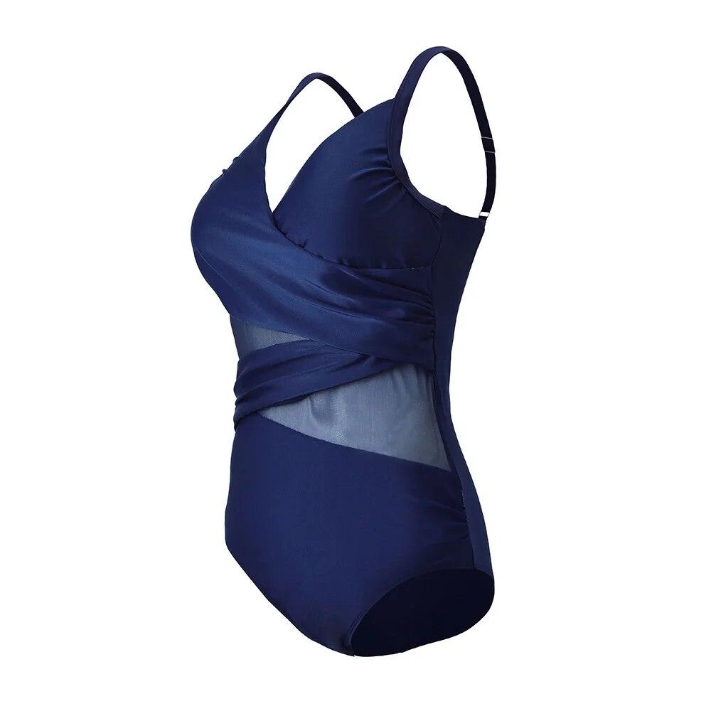 Plus rozmiar stroje kąpielowe damskie seksowna siatka jednoczęściowy strój kąpielowy damski duży rozmiar strój kąpielowy letnie stroje kąpielowe strój kąpielowy 4XL