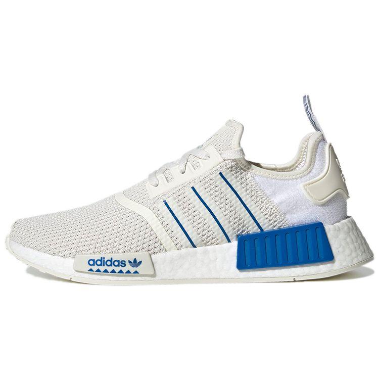 Adidas Originals Nmd R1 V1 Unisex Cloud White Off White Blue Bird Lifestyle Sneakers GX0999 36 слоновая кость