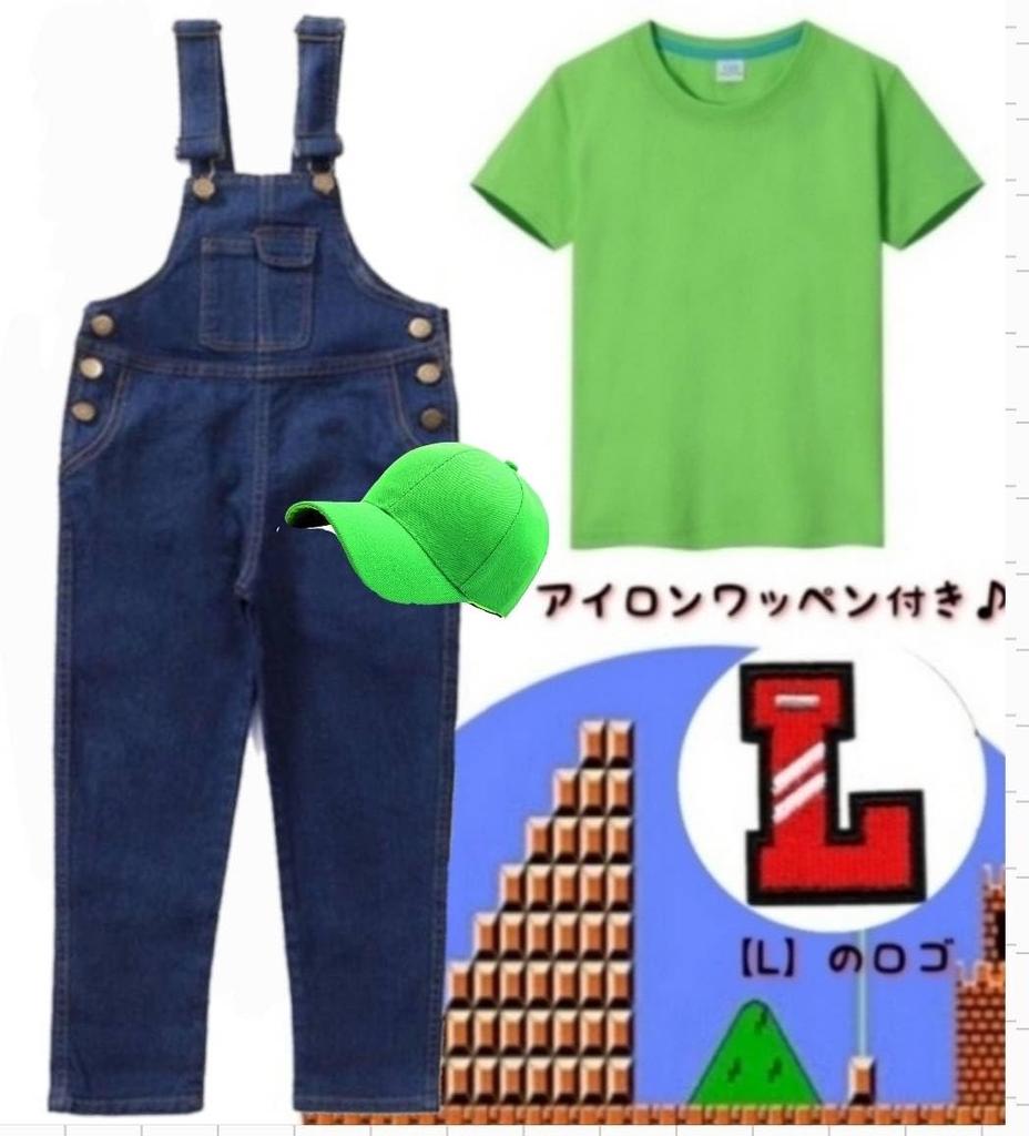 item Mario Luigi Brothers hat with cap for kids cosplay kids clothes set up overalls cute character Halloween short sleeve denim patch Spring summer
