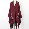 Ethnic Style Shawl Cape Women'S Warmth Tibet Grassland Qinghai Lijiang Xinjiang Travel Photo Scarf