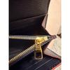 Used Louis Vuitton long wallet dark navy