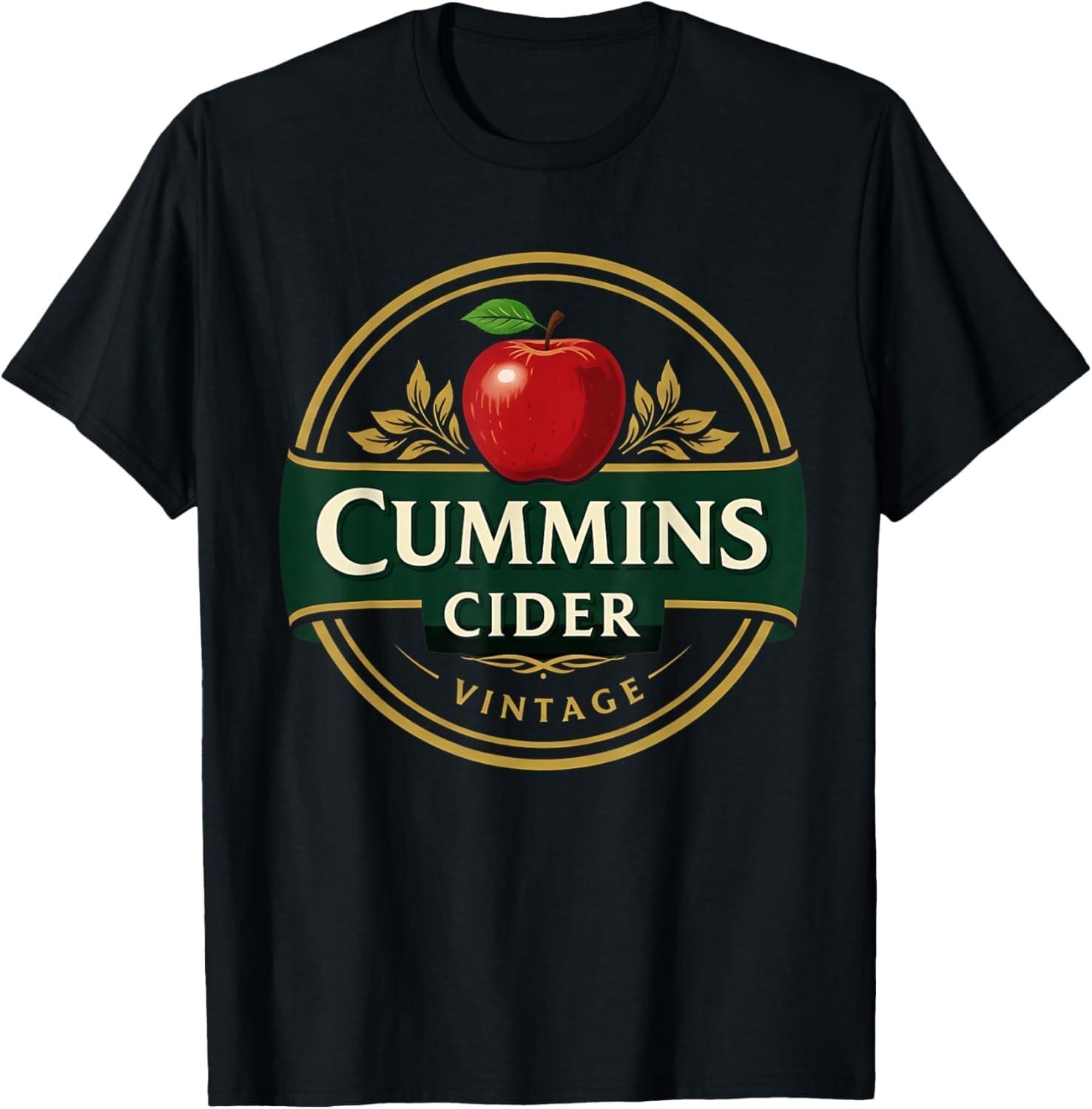 Pertmunsv Забавный дизайн с сидром Cumins Дерзкий юмор для взрослых Забавная футболка XXXXXL чёрный