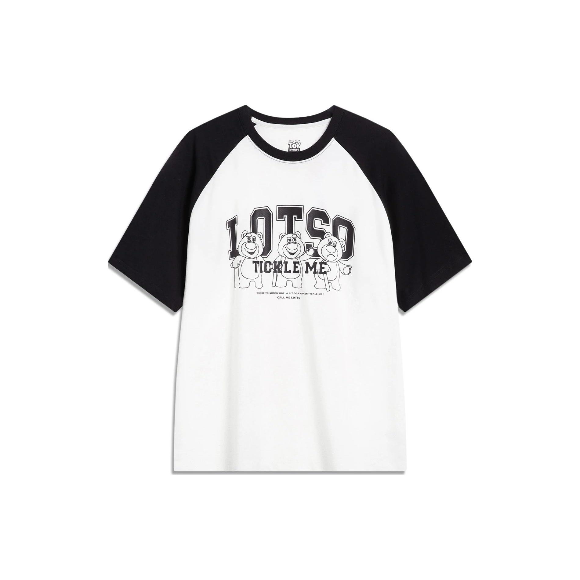 Li-Ning x Disney Toy Story Lotso Graphic T-shirt  White Black  Men s AHST753-2 M