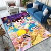 1pc Color Cartoon Girl Rug, Digital Printed Home Chair Sofa Mat, Durable Office Area Carpet, Beautiful Festival Decorations