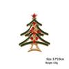 Festliche Weihnachtsbaum Brosche