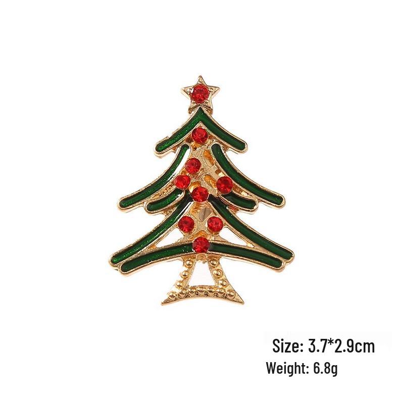 

Festive Christmas Tree Brooch