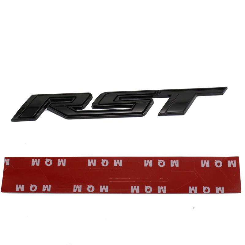Chevrolet Silverado RST Tailgate Metal Letter & Logo Sticker Set