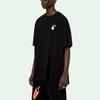 Off-White SS21 Oil Painting Arrows Print Short Sleeve T-Shirt Unisex Tops Black OMAA038F20FAB0021001