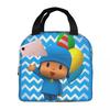 Pocoyo Cartoon Comedy Isolierte Lunchtasche Lebensmittelbehältertaschen Tragbare Kühlboxen Thermische Lunchboxen Für Schule Büro