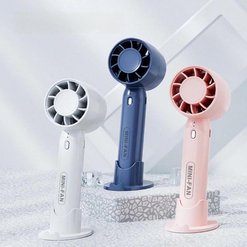 Xiaomi Summer Mini Handheld Fan USB Rechargeable Portable High-speed Motor Small Desktop Stand Turbo Fan for Travel Outdoor Activeity