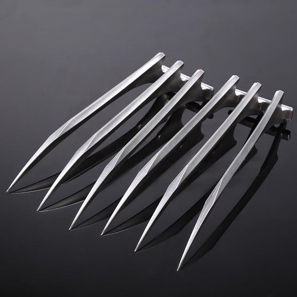 KIMISS Lâminas Garra de Lobo, 1 Par, Adereços de Cosplay de Plástico para Adultos e Crianças, Acessórios de Fantasia de Halloween