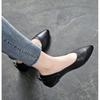 Spring and Autumn Slip-on Pointed Toe Women's Flat Shoes Office Ladies Footwear Trend 2025 Young Comfortable Chic Elegant Shoe