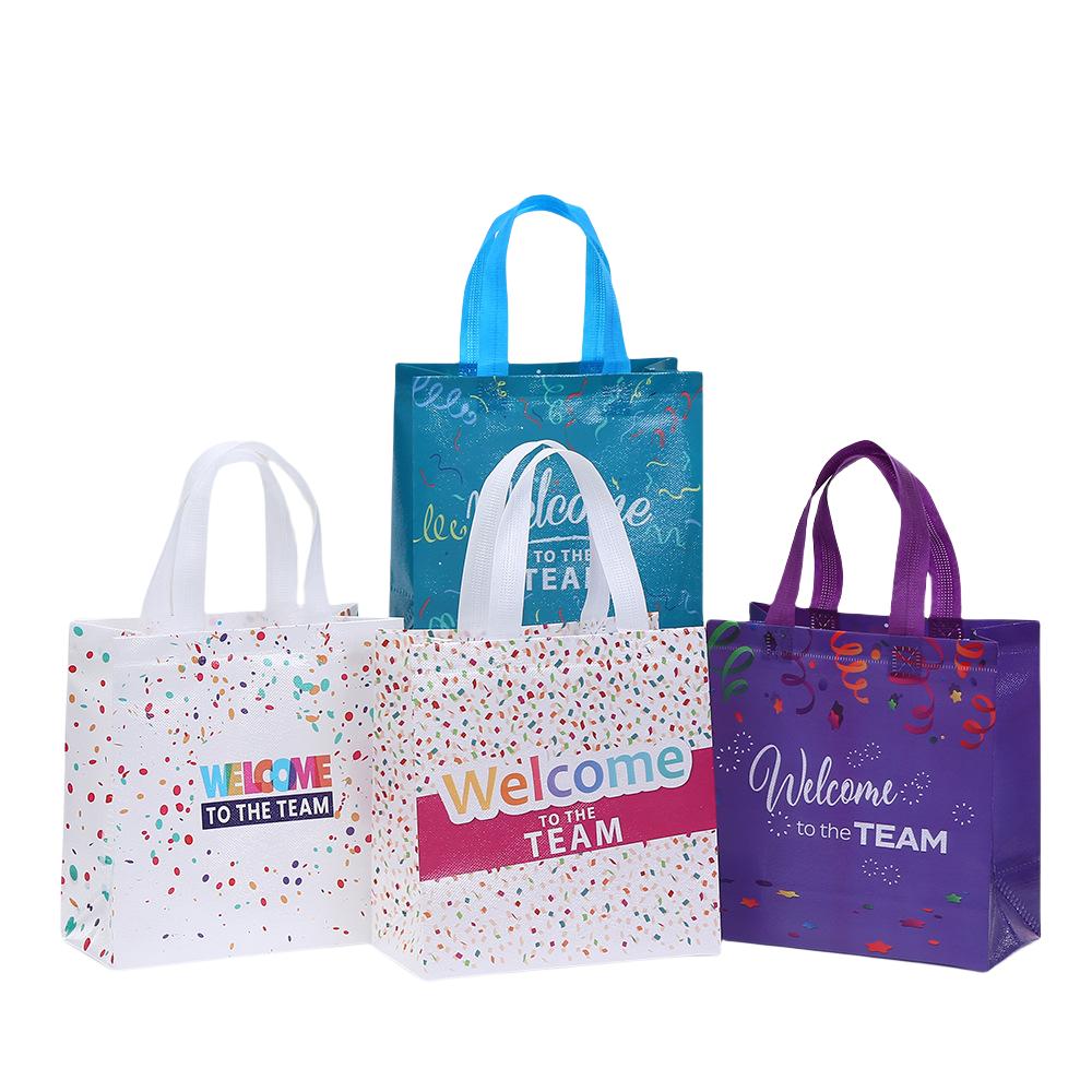 StoBag Welcome to the Team Gift Wrapping Bags Luxury Designer Bags Reusable Packaging Bags for Sweets Party Favor Employee Tote
