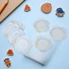 50pcs Non-Woven Fabric Disposable Navel Stickers Self-Adhesive Breathable Castor Oil Pack Sticker Belly Button Protectors Women