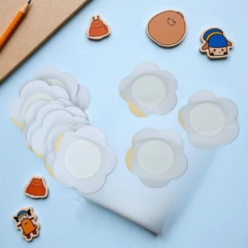50pcs Non-Woven Fabric Disposable Navel Stickers Self-Adhesive Breathable Castor Oil Pack Sticker Belly Button Protectors Women