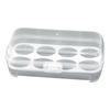 Sturdy PP Eggs Protectors Travel Organizers for Hiking Kitchen Use Sealed Freshing Clear Case