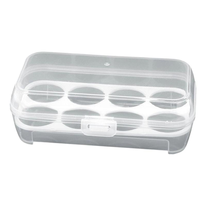 Sturdy PP Eggs Protectors Travel Organizers for Hiking Kitchen Use Sealed Freshing Clear Case