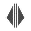 UZYJ9 Carbon Fiber Car Accessories A-pillar Decorative Panel Exterior Modified Cover Sticker Trim For Ford Focus MK3 2012-2018