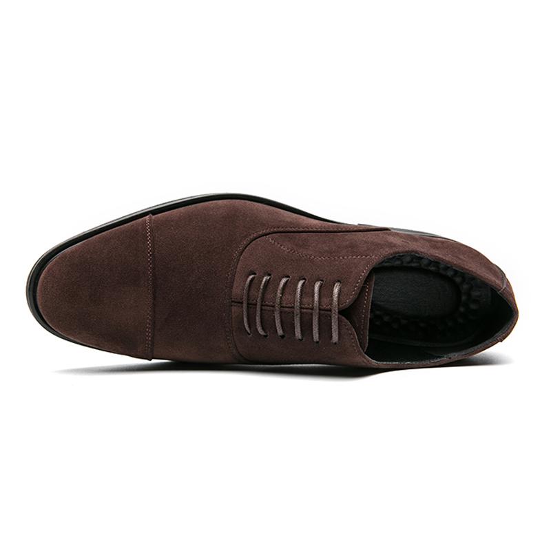 Plus Size Business Casual  Men Shoes Suede Leather Oxford Shoes For Men Flats Shoes