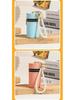 Mini Cross-border PU Bucket Bag: Portable, Stylish Make-up Organizer with DIY Pendant