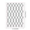 Plastic Craft Template Grid Background Embossing Folder Embossing Stencil For Card Making