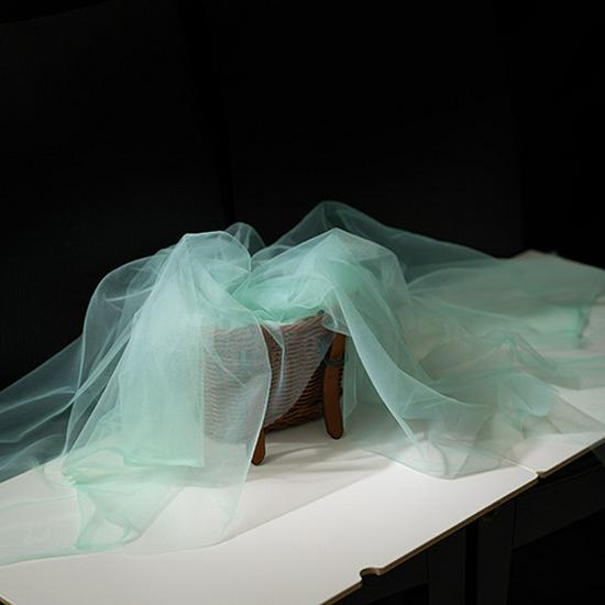 Fairy Mist Soft Tulle Fabric: Handmade Solid Color Lace Veil for Clothing DIY Projects