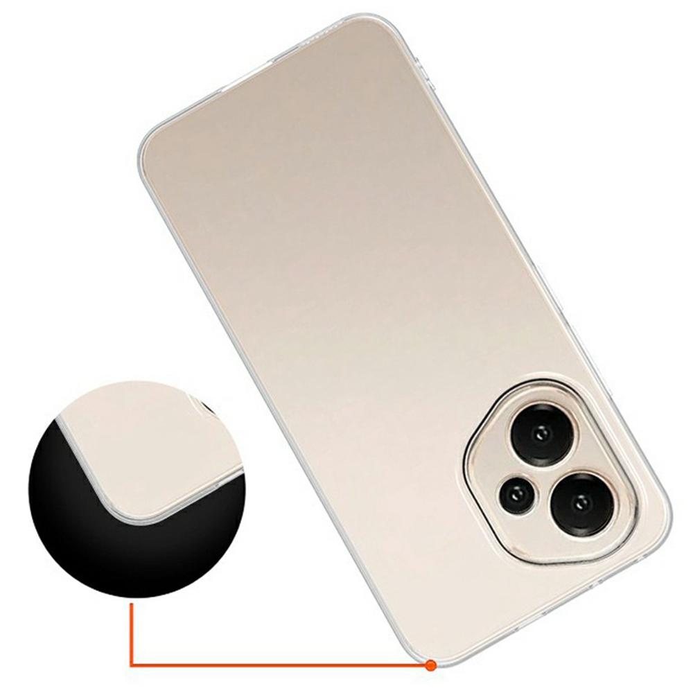 Pro Honor 400 5G (Globální) Ultra tenký flexibilní TPU průhledný kryt na telefon