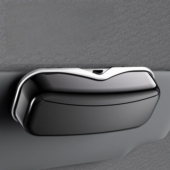 Car Sunglasses Holder Visor Clip Hard Shell Glasses Storage Box Auto Eyeglasses Organizer Sun Visor Sunglasses Case Easy Install Car Glasses Bracket