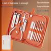 Premium Nail Care Set: High-Quality Manicure Tools with Angled Clippers, Scissors, and Cuticle Trimmers.