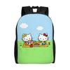 Kitties Kitten Backpacks for Women Men School College Students Bookbag Fits 15 Inch Laptop Cat Anime Bags