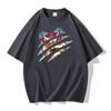 Opera Mask Pattern Men's Short Sleeves Loose Tee 100% Cotton T-shirt Large Size