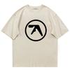 Tricou pentru bărbați Tricou Aphex Twin 100% Bumbac Imprimat Oversized Y2k Streetwear Tricouri Mânecă Scurtă Topuri Modă Coreeană Îmbrăcăminte Estetică