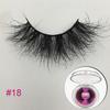 RED SIREN Mink Eyelashes 25mm Lashes 1 Pair Fluffy Messy 3D False Eyelashes Long Natural Lashes Wholesale Makeup Mink Lashes