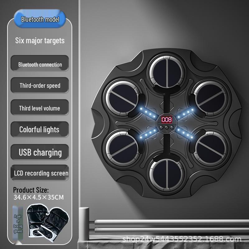New Cross-Border Smart Bluetooth Boxing Machine for Kids: Musical Scoring Fitness Trainer