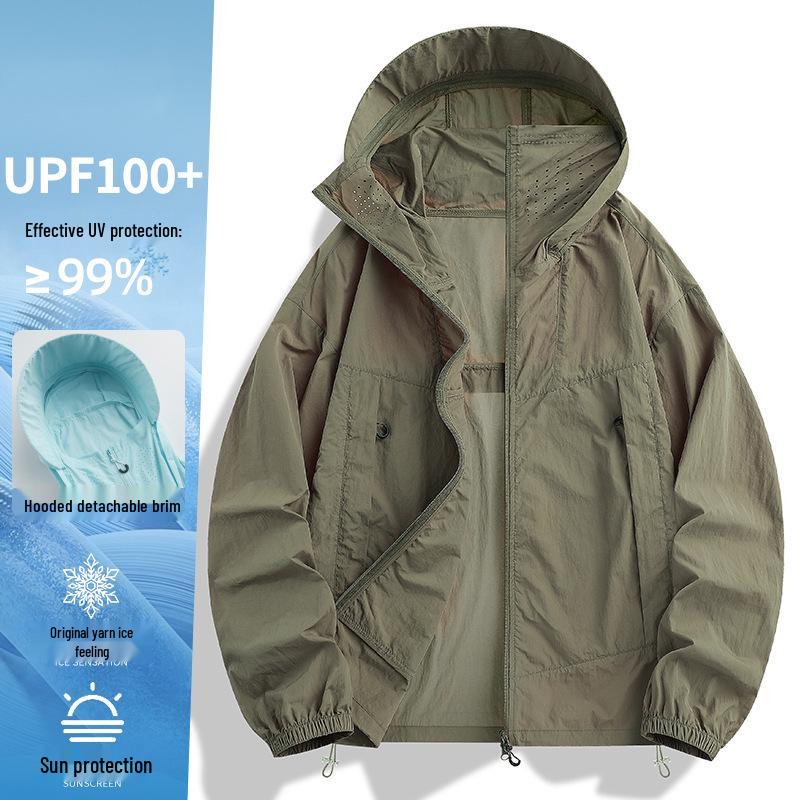 

Женская куртка от солнца Woodpecker UPF100+ из ледяного шелка - Летняя, устойчивая к УФ-лучам, легкая и свободного кроя XL