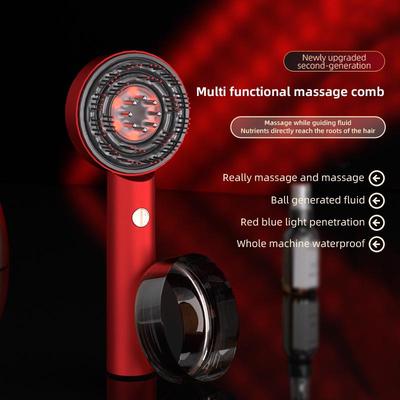 Home Multi-Functional Red Light Massage Comb for Scalp and Hair Growth