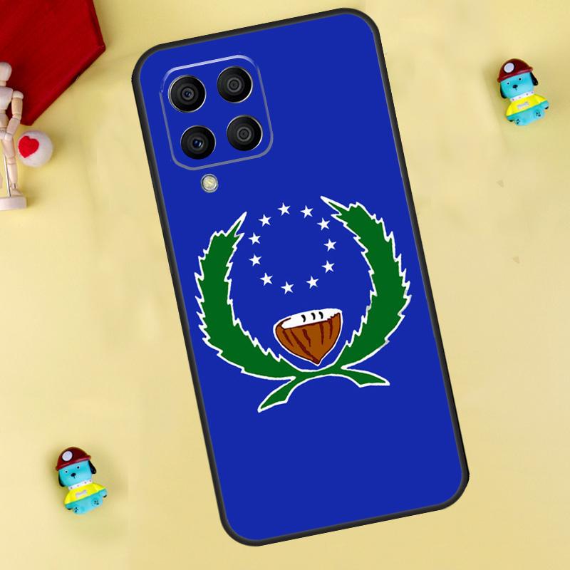 

Pohnpei Ponape Flag Case For Samsung Galaxy M35 M55 M15 M11 M12 M13 M14 M06 M16 M36 M56 M31 M53 M32 M52 M34 M54 Samsung M31