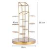 dessert table display rack bread table fruit tray Gold Dim sum Creative cake rack Restaurant Snack decoration Dessert rack