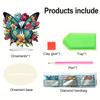 Round+Special Shape Diamond Painting Tabletop Ornaments Kit Butterfly Diamond Painting Desktop Ornaments Kit for Adults Beginner