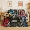 Sänger T-Taylor Singer Musik Flanelldecke Weiche Warme Überwurfdecke für Schlafzimmer Wohnzimmer Bett Reise Camping Picknick Geschenk