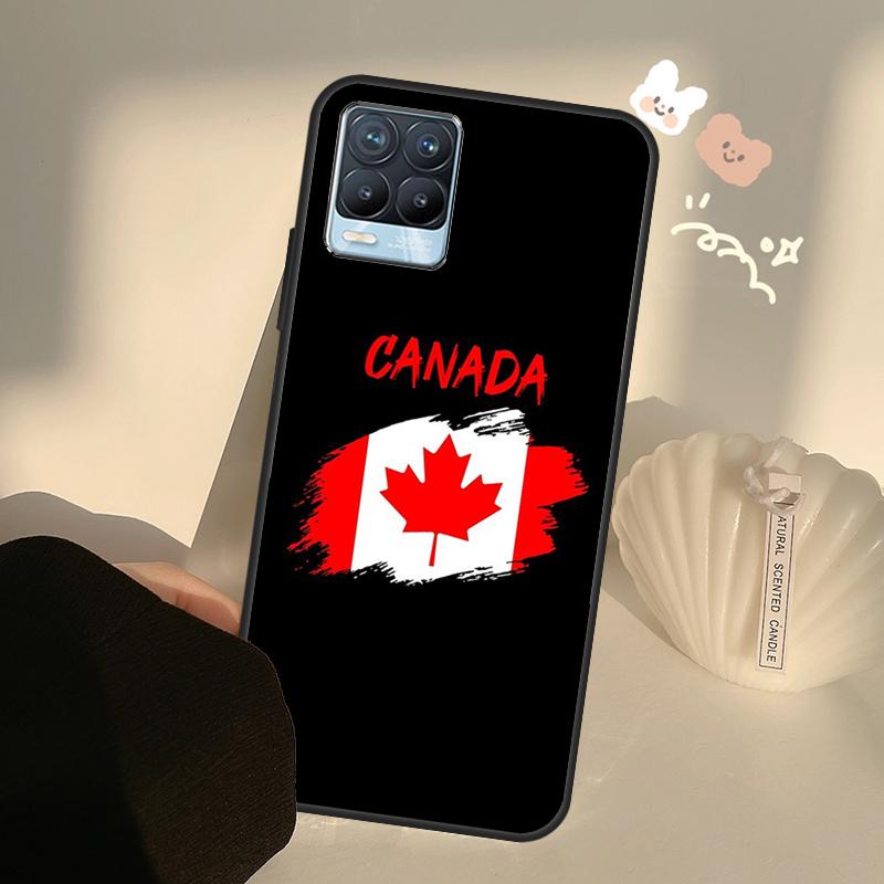 Canada Canadian Flag For Realme 8 9 Pro Plus GT Neo 2 GT Master 9i 8i Phone Case For OnePlus 9 10 Pro 9R Nord2